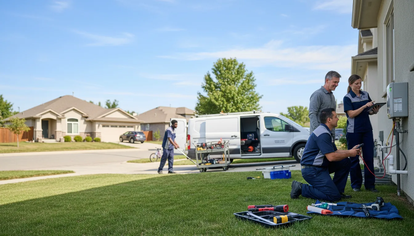 Tankless water heater service in Elmo, UT